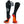 ActionHeat black heated socks with battery pack and glowing red heating elements