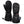 ActionHeat black battery heated mittens with adjustable wrist straps and power bank