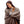Woman wrapped in a brown ActionHeat heated blanket
