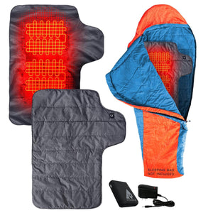 ActionHeat heated sleeping bag liner with battery pack and charger