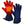 ActionHeat battery heated fleece gloves with visible heating element graphic