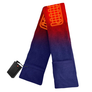 ActionHeat battery powered heated scarf with visible heating element