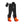 ActionHeat black battery powered heated socks with glowing red heating elements in the toe area