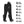 ActionHeat black battery powered heated socks with feature icons and text