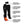 ActionHeat battery powered socks with labeled features including battery packs, pocket, fabric, and heating panels