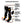 ActionHeat AA cotton heated sock features diagram showing battery packs, connection cords, and heating panels