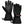 ActionHeat black insulated winter gloves with adjustable wrist straps and drawstring cuffs