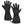 ActionHeat black fleece heated gloves with textured grip palms and adjustable wrist cuffs