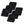 Five black rectangular ActionHeat adhesive heating patches