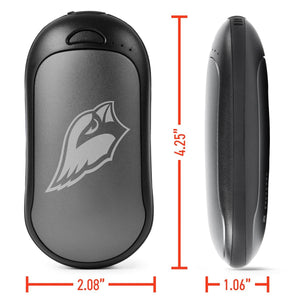 ActionHeat hand warmer dimensions showing 4.25 inch height 2.08 inch width and 1.06 inch depth