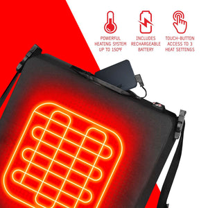 ActionHeat heated seat cushion with battery pack and three heat settings