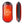 ActionHeat red and black rechargeable hand warmer with honeycomb pattern and bear logo
