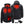 ActionHeat black heated jacket showing heating element locations and battery pack