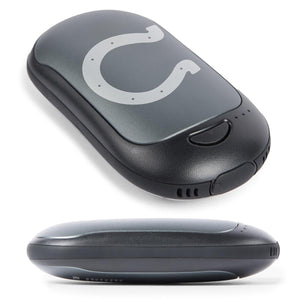 ActionHeat rechargeable hand warmer with Indianapolis Colts horseshoe logo