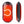 Indianapolis Colts branded red and black portable hand warmer with hexagonal pattern