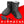 ActionHeat black quilted heated slippers with power bank and charging cable