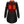 ActionHeat black heated parka with Iowa Hawkeyes logo and glowing red heating elements