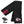 ActionHeat Kansas City Chiefs black fleece heated scarf with battery pack and charging cable