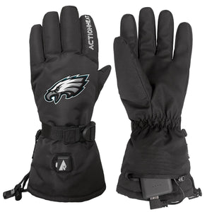 ActionHeat Philadelphia Eagles heated gloves with battery pack