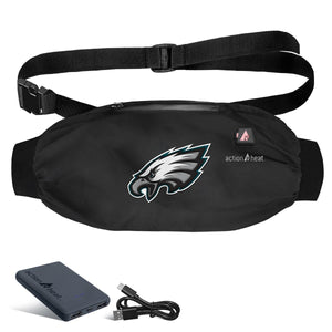 ActionHeat Philadelphia Eagles heated hand warmer muff with battery pack and charging cable