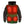 Philadelphia Eagles hooded varsity jacket with red and green gradient pattern and neon graphic accents