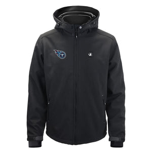 ActionHeat black hooded jacket with Tennessee Titans logo
