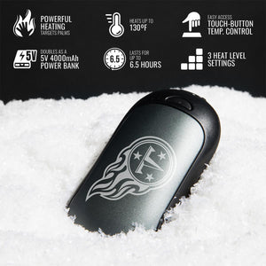 ActionHeat hand warmer features including heating capacity power bank function and temperature control settings