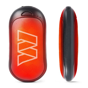 Washington Commanders branded red and black portable hand warmer