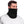Man wearing a black fleece neck gaiter