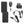 Two black battery packs with a remote control and a USB charging cable and wall adapter