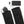 Black heated socks with external battery packs and USB charging cables