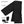 Black fleece heated scarf set with 7 volt rechargeable battery and wall charger
