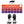 Aheata unisex 7V glove size chart showing hand measurements in inches for sizes extra small through double extra large