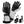 Aheata black and white heated gloves with two batteries and a charging cable