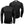 Aheata black long sleeve thermal shirt with front and back views showing brand logos and power button