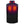 Aheata black heated vest with orange heating element patterns on chest and collar