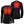 Aheata long sleeve black base layer shirt with glowing orange heating elements on chest and back