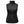 Aheata black quilted puffer vest with full zip closure and high collar