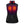 Aheata black quilted heated vest with glowing orange heating elements on chest and collar