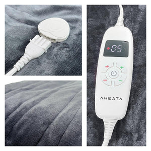 Aheata electric blanket connector and digital remote control with temperature and timer settings