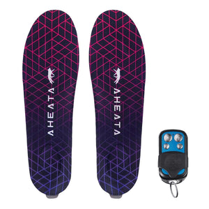 Aheata heated insoles with geometric pattern and remote control
