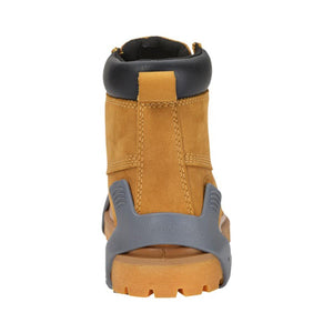 Winter Walking Jordan David ice cleat on a tan work boot