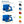 Diagram showing wide and extra wide stadium seat dimensions with five available color options