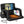 Alpcour black heated stadium seat with cup holder and three heat level settings