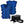 AlphaCool blue cooling vest with internal tubing and black insulated cooler unit