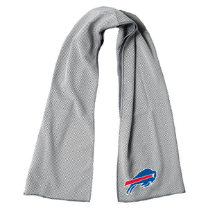 Grey cooling towel with Buffalo Bills logo