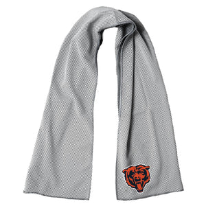 Grey cooling towel with Chicago Bears logo