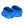 Pair of blue Alpha Cool cooling neck gaiters