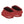 Two red Alpha Cool neck gaiters