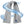 Grey Dallas Cowboys cooling towel surrounded by a water splash effect